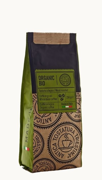 Káva Organic Whole Beans 250g, zrnková