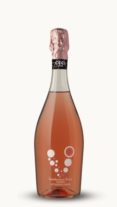 LAMBRUSCO ROSE' AMABILE GIUSEPPE VERDI ETICHETTA BOLLE  EAN 0.75L 