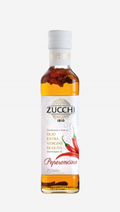 Olivový olej Extra Virgin Chili Zucchi, 0,25 l