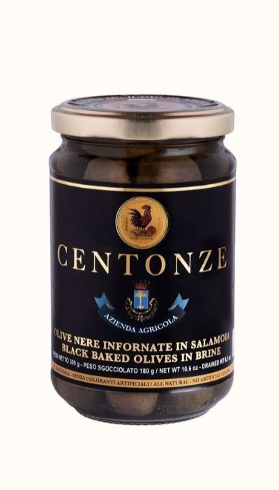 Olivy čierne pečené v slanom náleve 314 ml