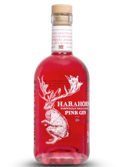 Harahorn Pink Gin 100cl (40 %)
