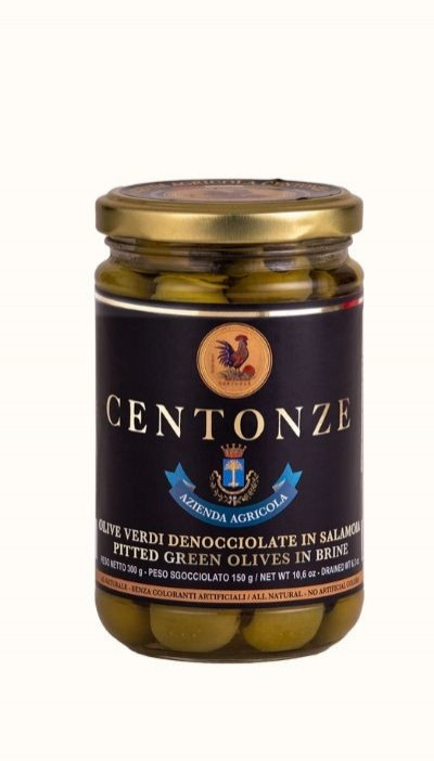 Olivy zelené vykôstkované v slanom náleve 314 ml