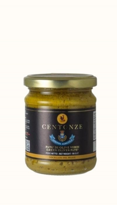 Olivová pasta - zelené olivy 212 ml